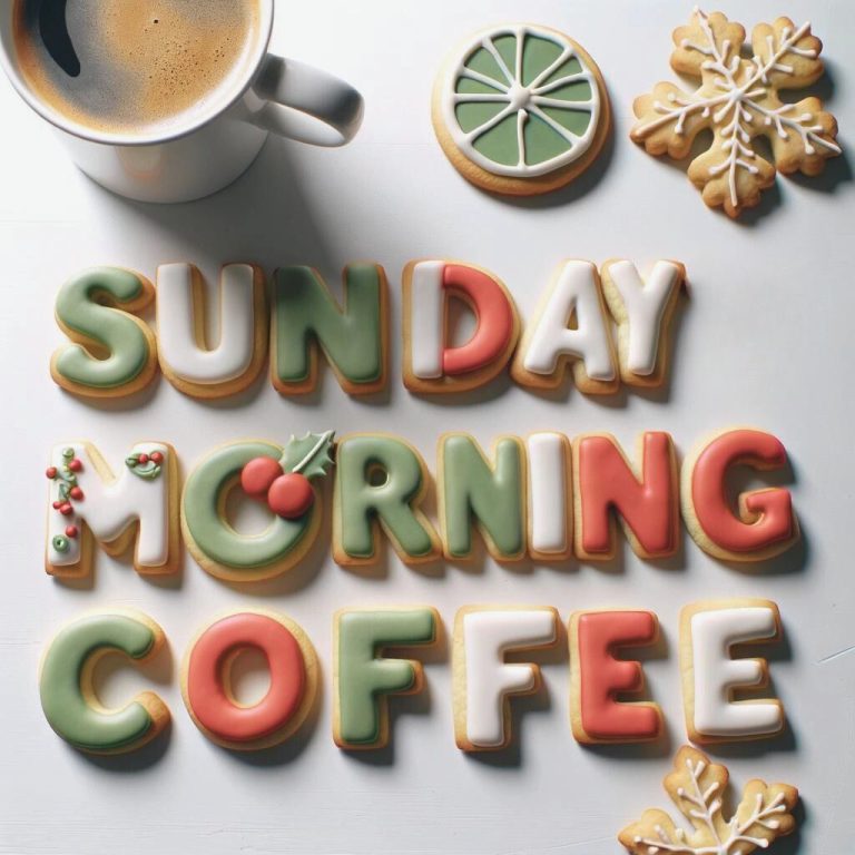 Christmas Countdown and Sunday Morning Coffee