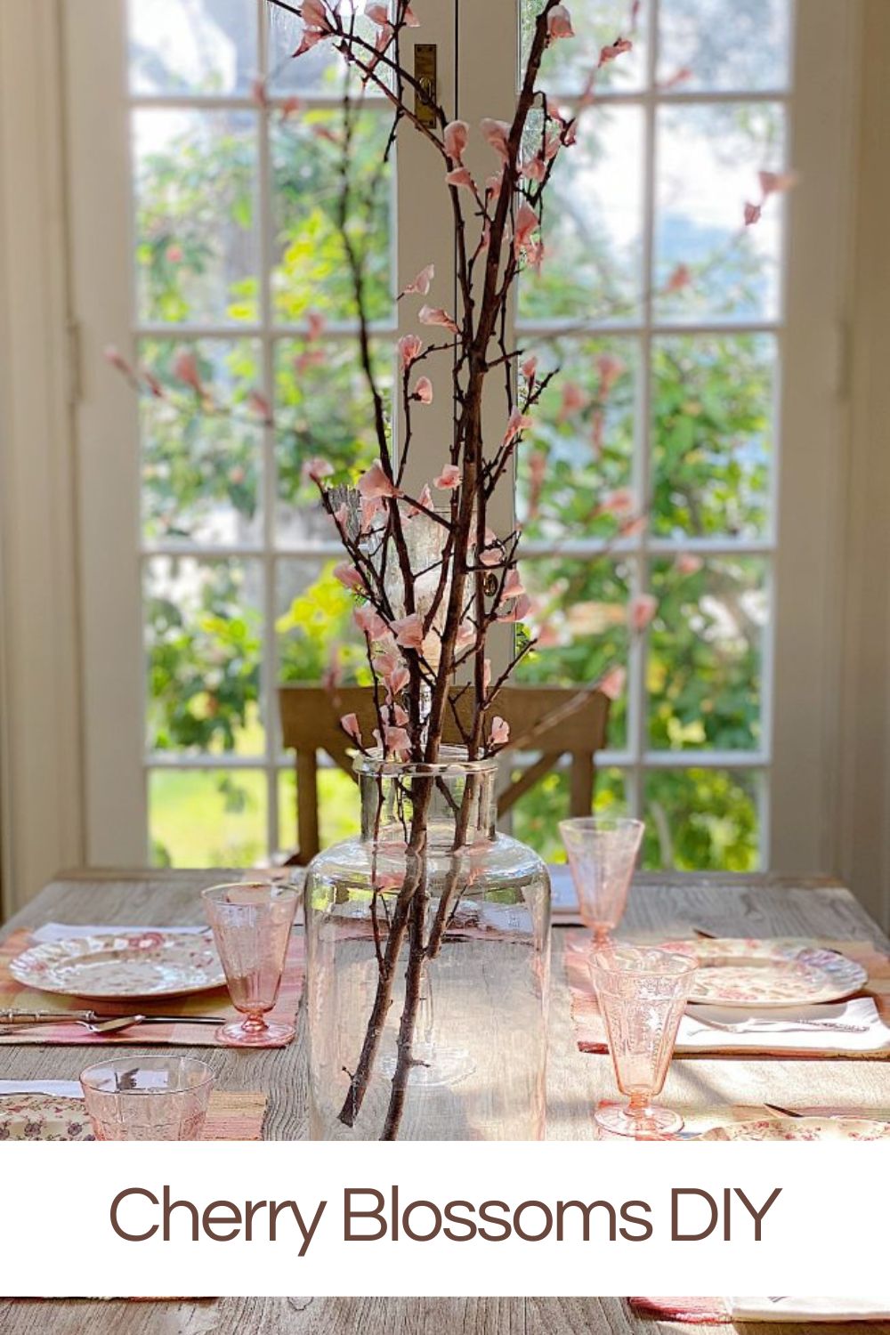 Cherry blossoms are my favorite but hard to find in Southern California. So, today I  am sharing my cherry blossoms DIY!