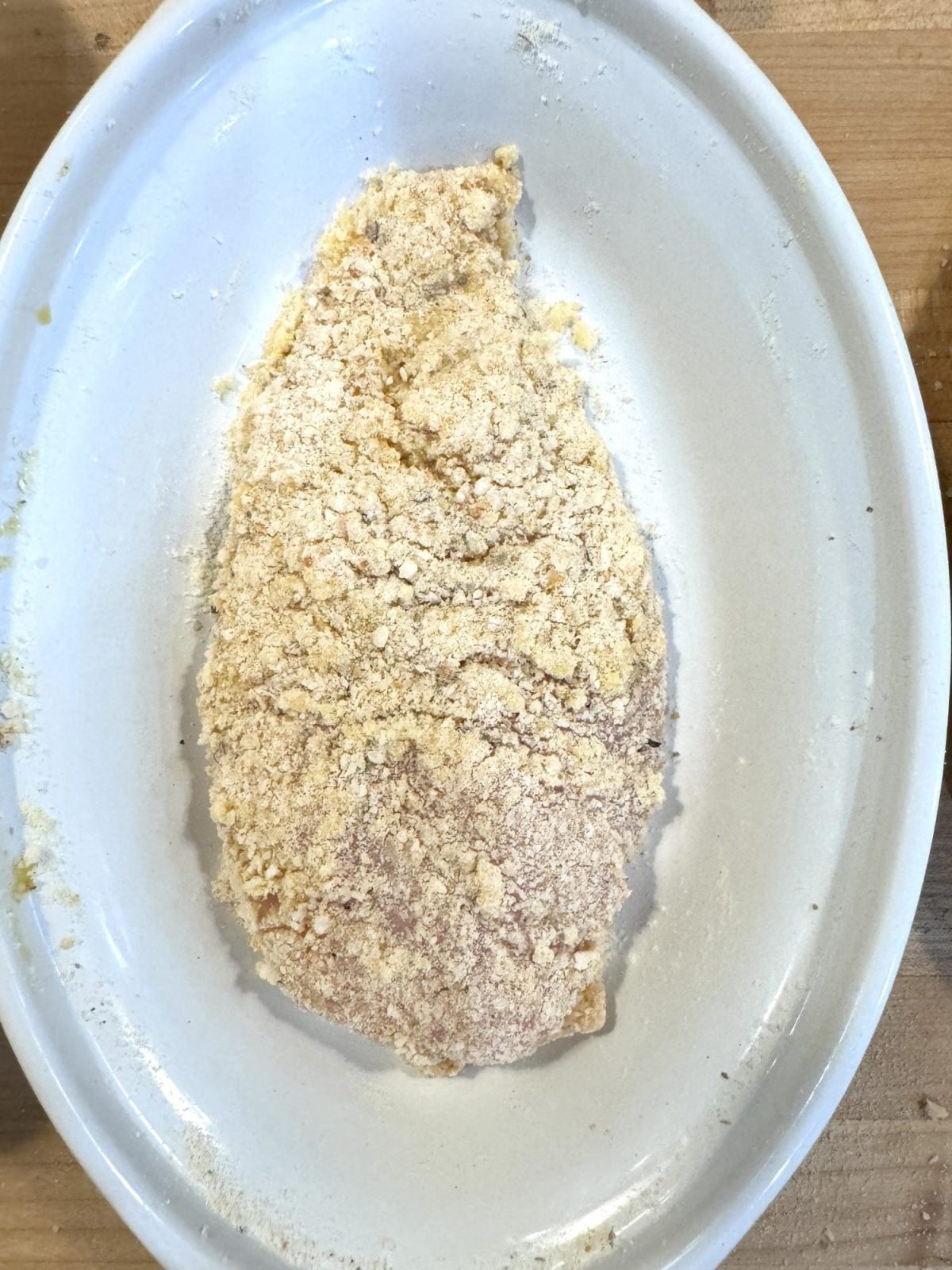 Healthy Air Fryer Baked Parmesan Crusted Chicken