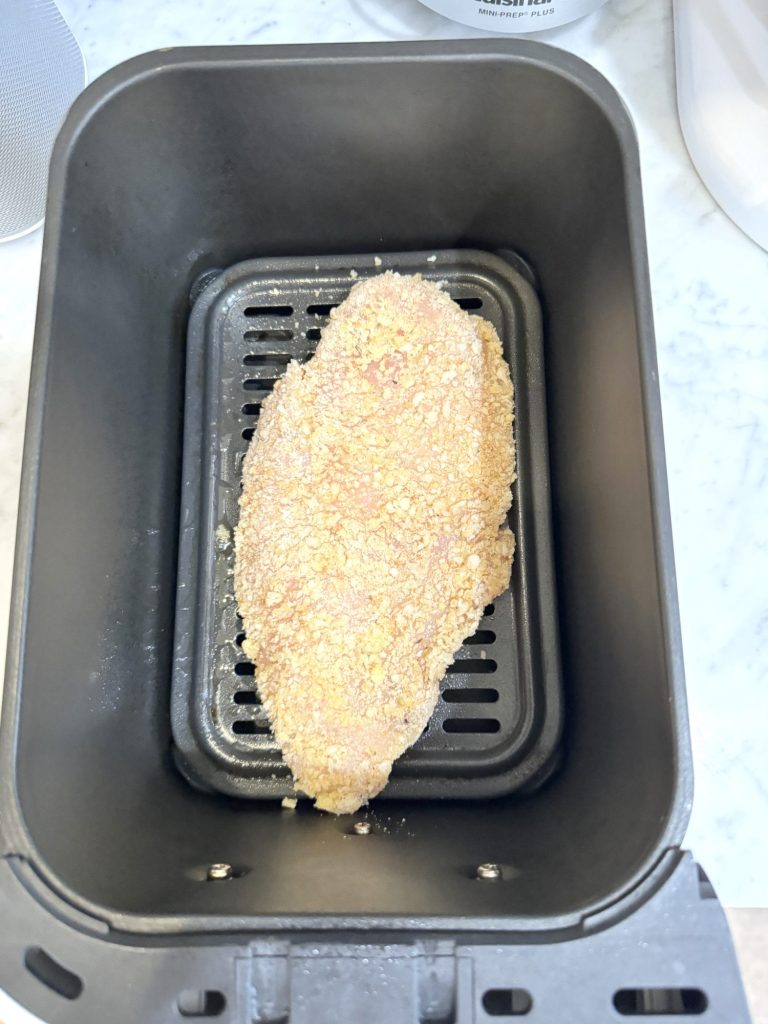 Healthy Air Fryer Baked Parmesan Crusted Chicken
