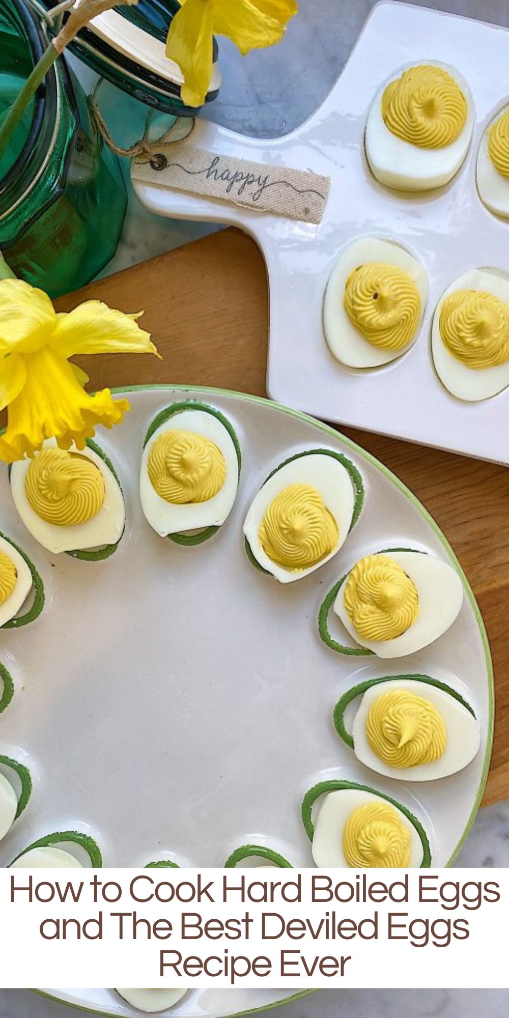 Why is it that eggs are so hard to boil perfectly? Today I am going to share the secrets to how long to hard boil an egg and the best deviled eggs recipe.