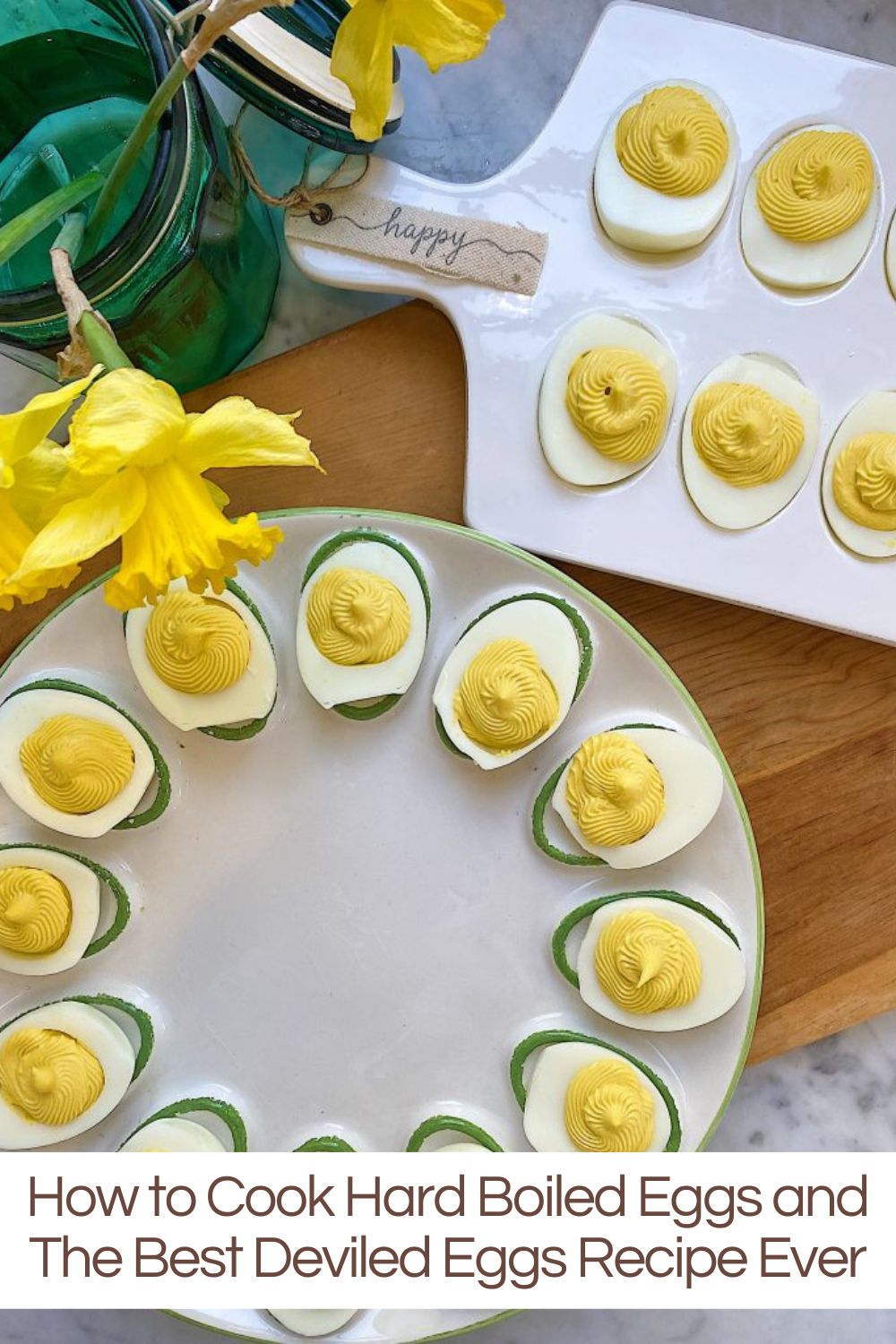 Why is it that eggs are so hard to boil perfectly? Today I am going to share the secrets to how long to hard boil an egg and the best deviled eggs recipe.