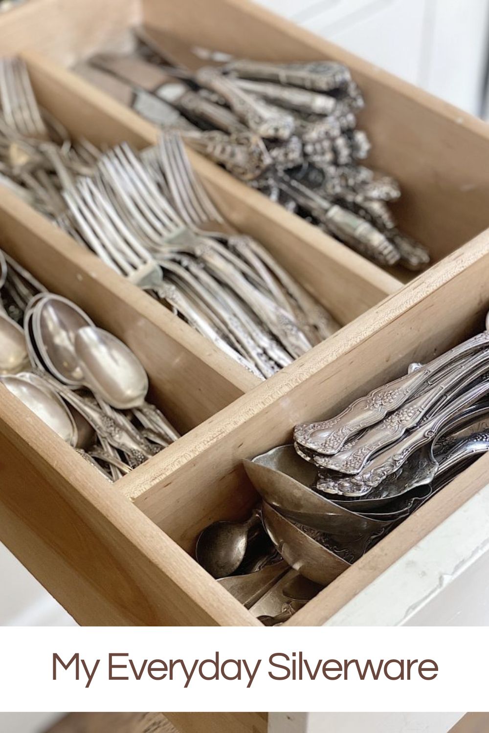 I shocked a lot of people when I mentioned I used my sterling silver flatware every day. But that wasn't the most shocking part.