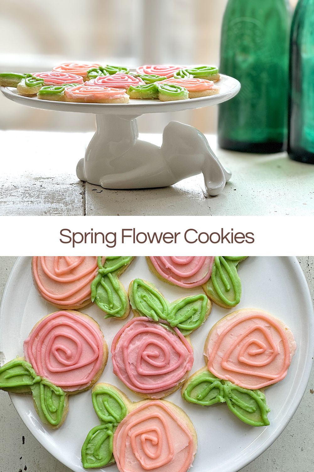 There's no better way to enjoy a day than with a batch of delicious and beautifully decorated spring flower cookies. 