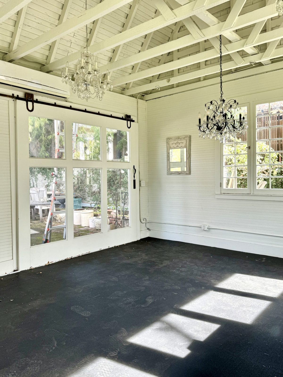 Our Carriage House before it becomes a weight room