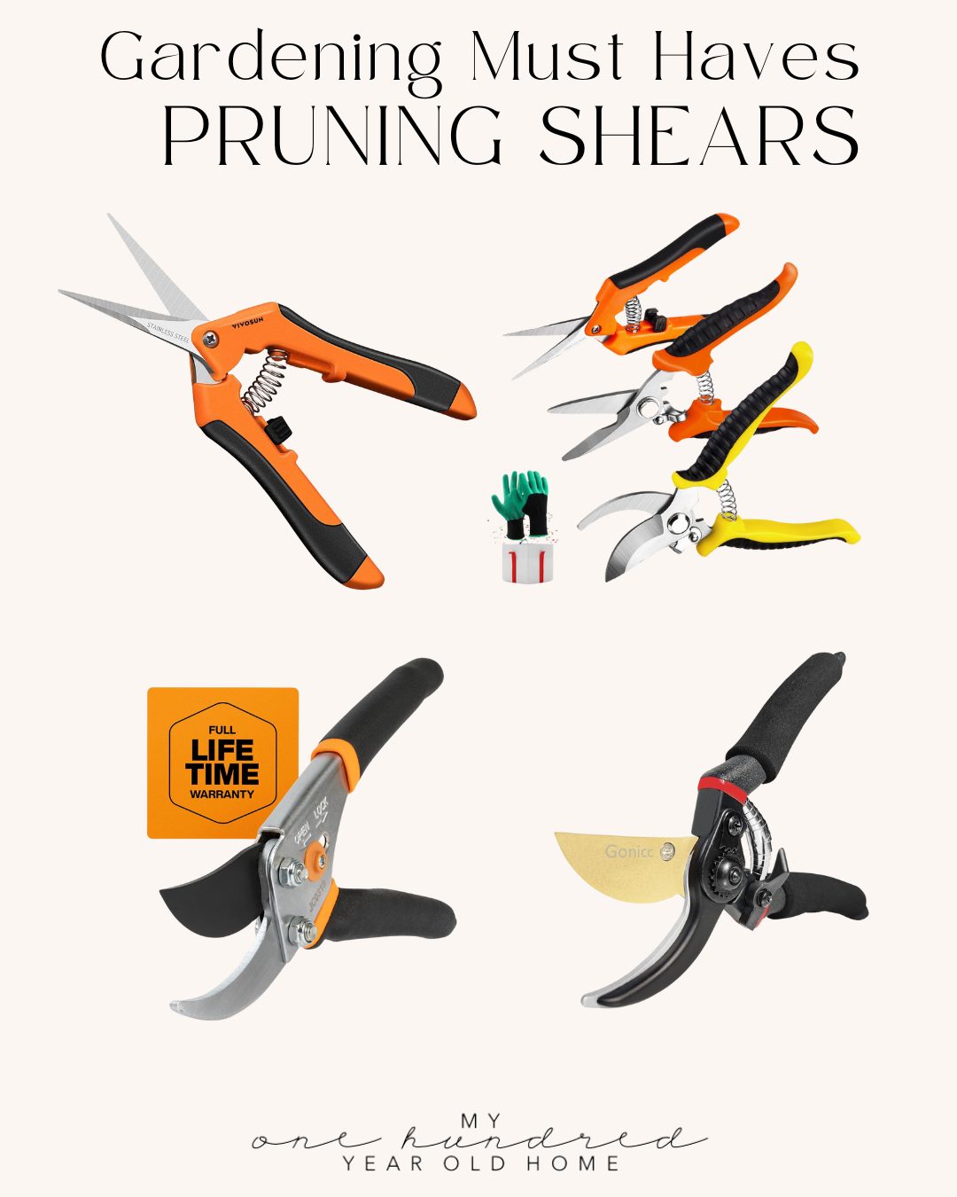 GARDENING PRUNING SHEARS