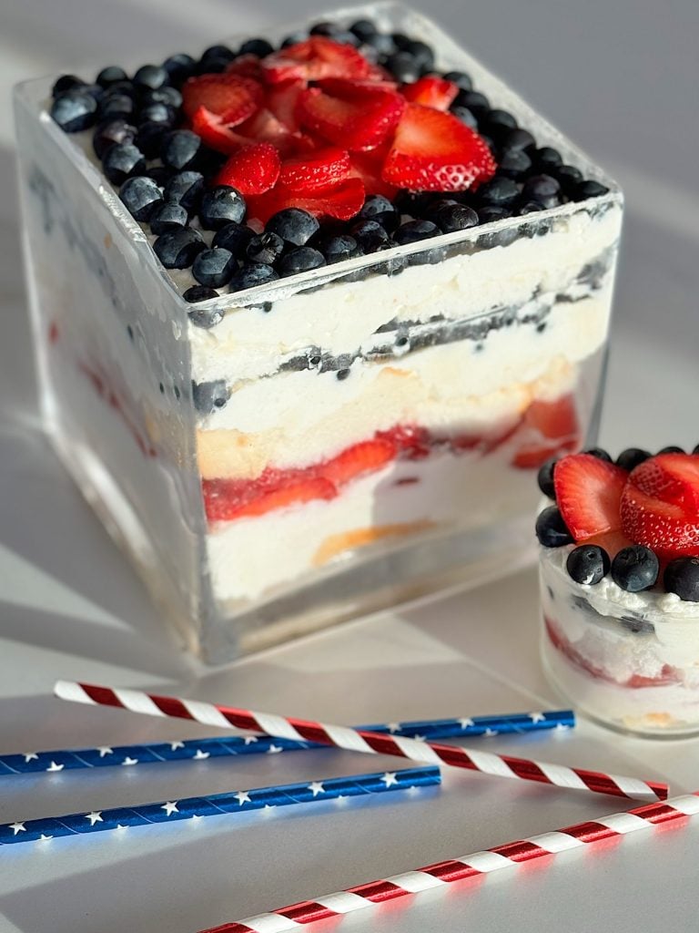 4th of July Berry Fruit Trifle Dessert