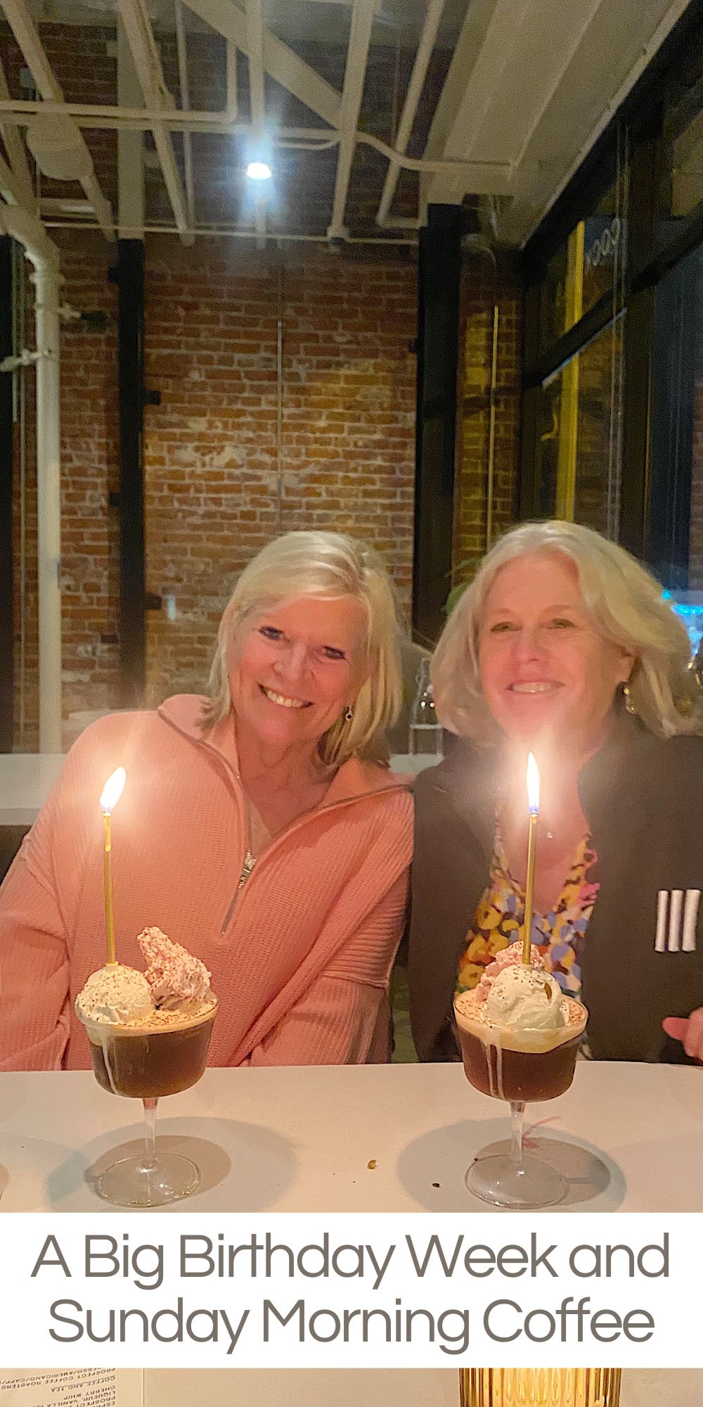 We are enjoying a fun-filled weekend at our Ventura beach house to celebrate my birthday and my dear friend Robin's. We were born one day apart!