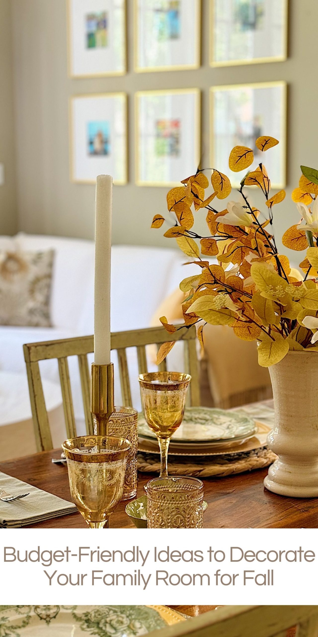 Fall is the perfect season to refresh your home’s decor and create a warm, inviting atmosphere in your family room. So why not use budget-friendly ideas?