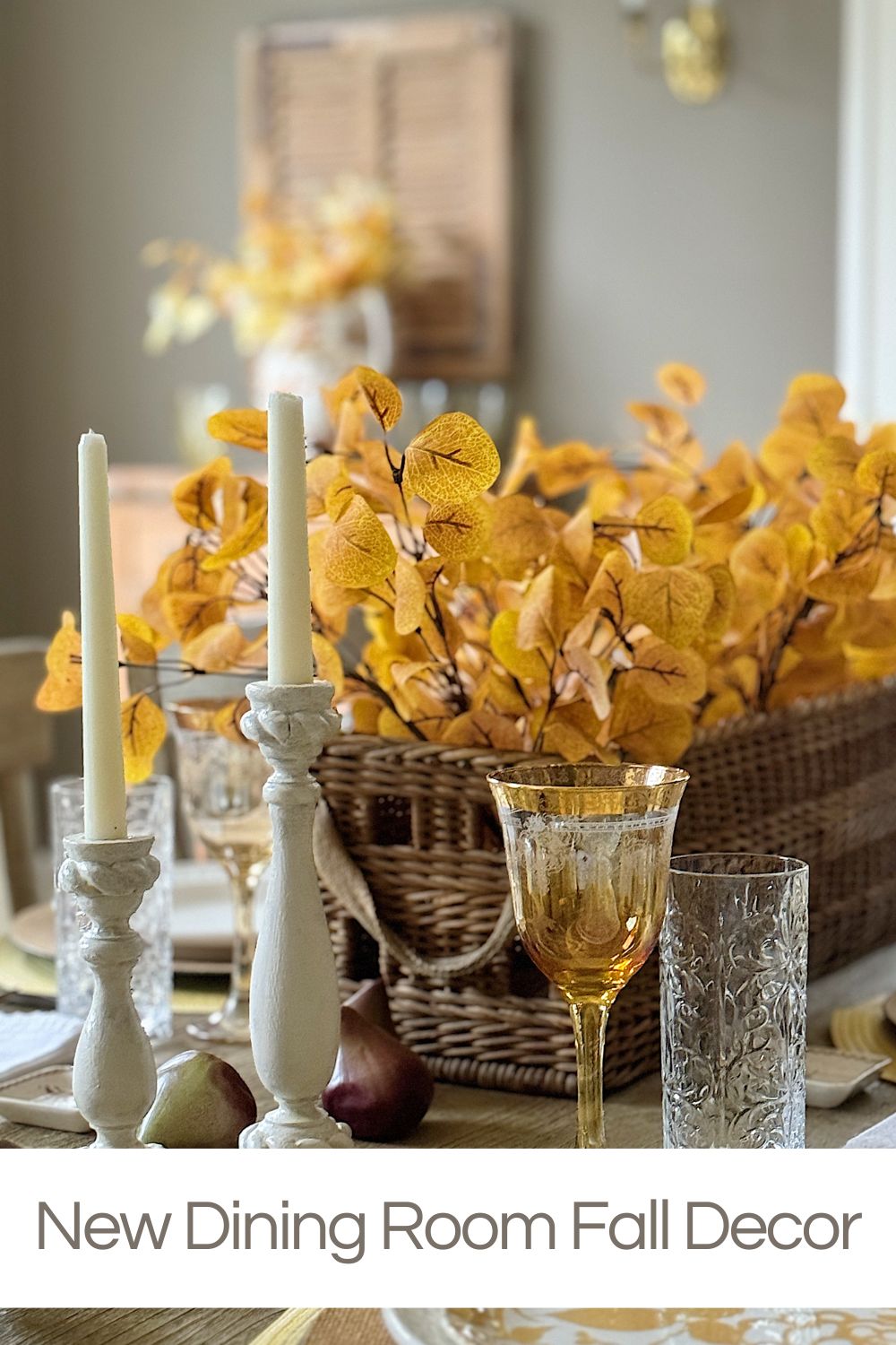 Fall is the perfect season to refresh your home decor, and the dining room is an excellent place to create a cozy and inviting place.