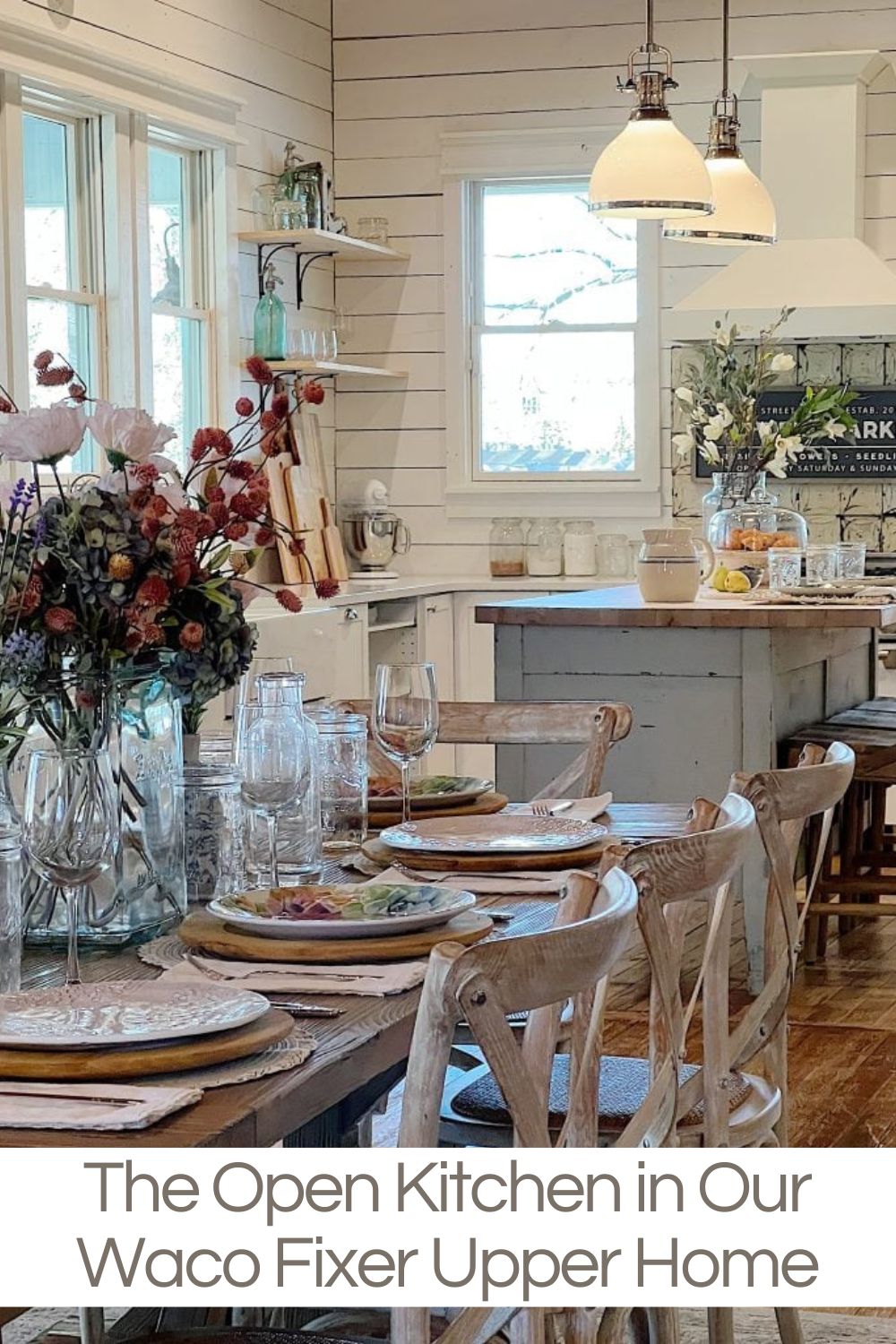 The kitchen is the heart of the home. One of my favorite kitchen remodel projects is the open kitchen in our Waco Fixer Upper Home.