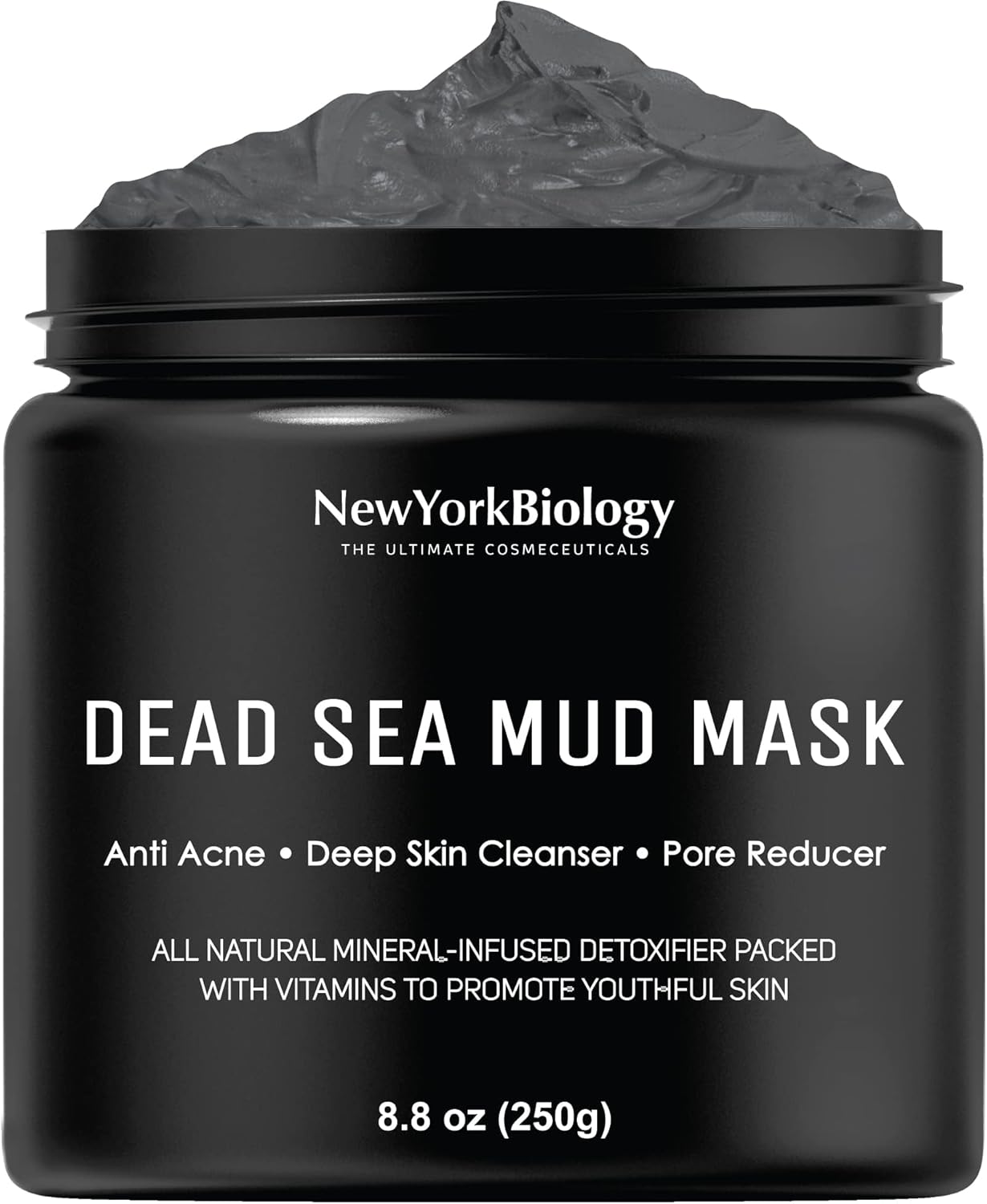 This jar of New York Biology Dead Sea Mud Mask is the ultimate Black Friday beauty steal, offering anti-acne benefits, deep cleansing, and pore reduction. Packed with 8.8 oz (250g) of rejuvenating product, it's your perfect skincare savior.