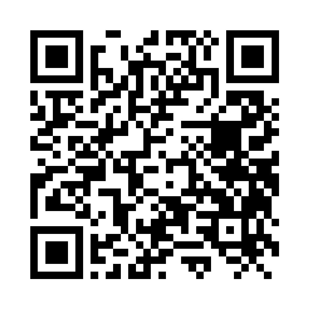 QR code containing encoded information, displayed in black and white pixel pattern.