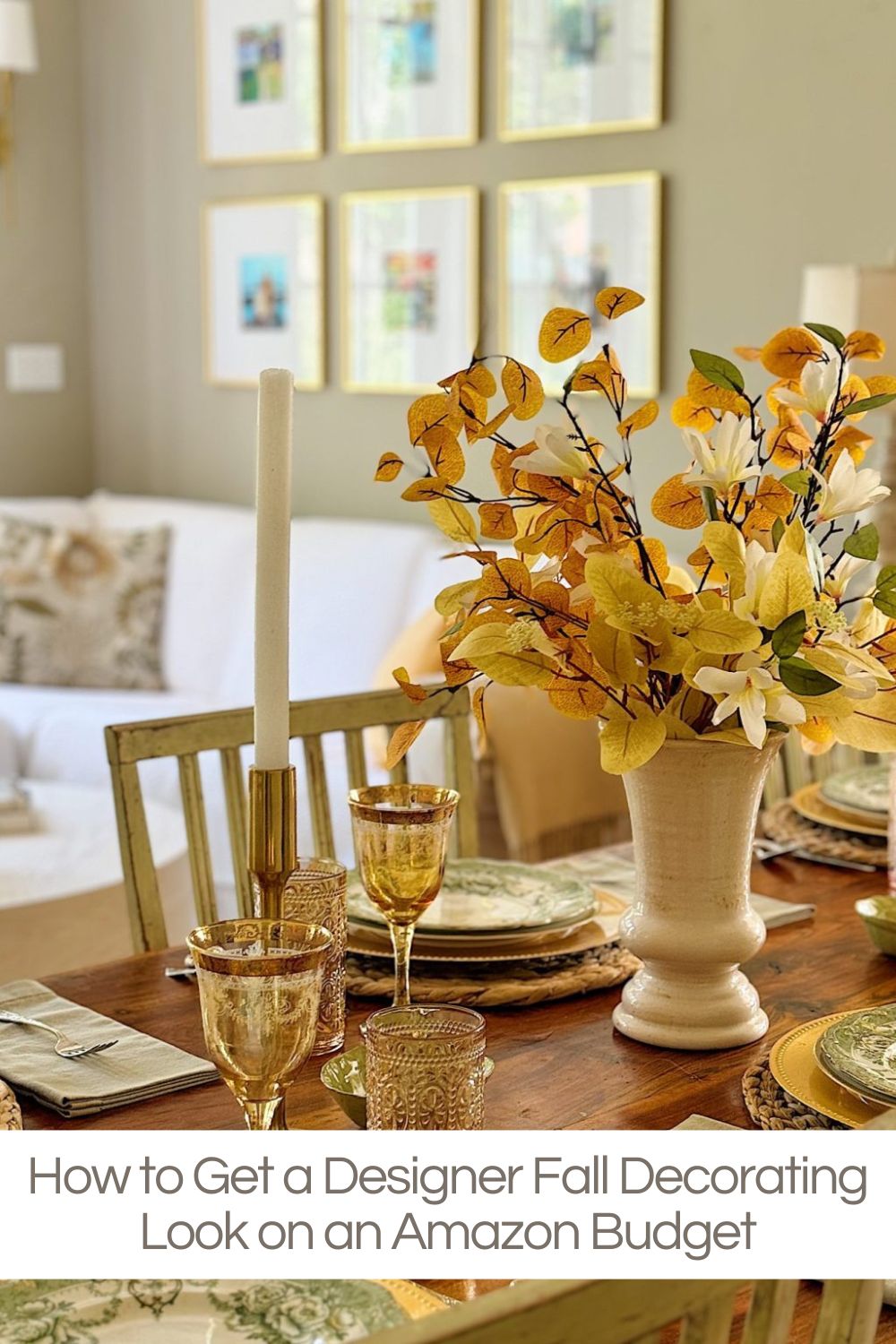 I love fall decorating. It’s the season when the cozy textures come out, the colors get richer, and the whole house feels like it’s giving you a warm hug.