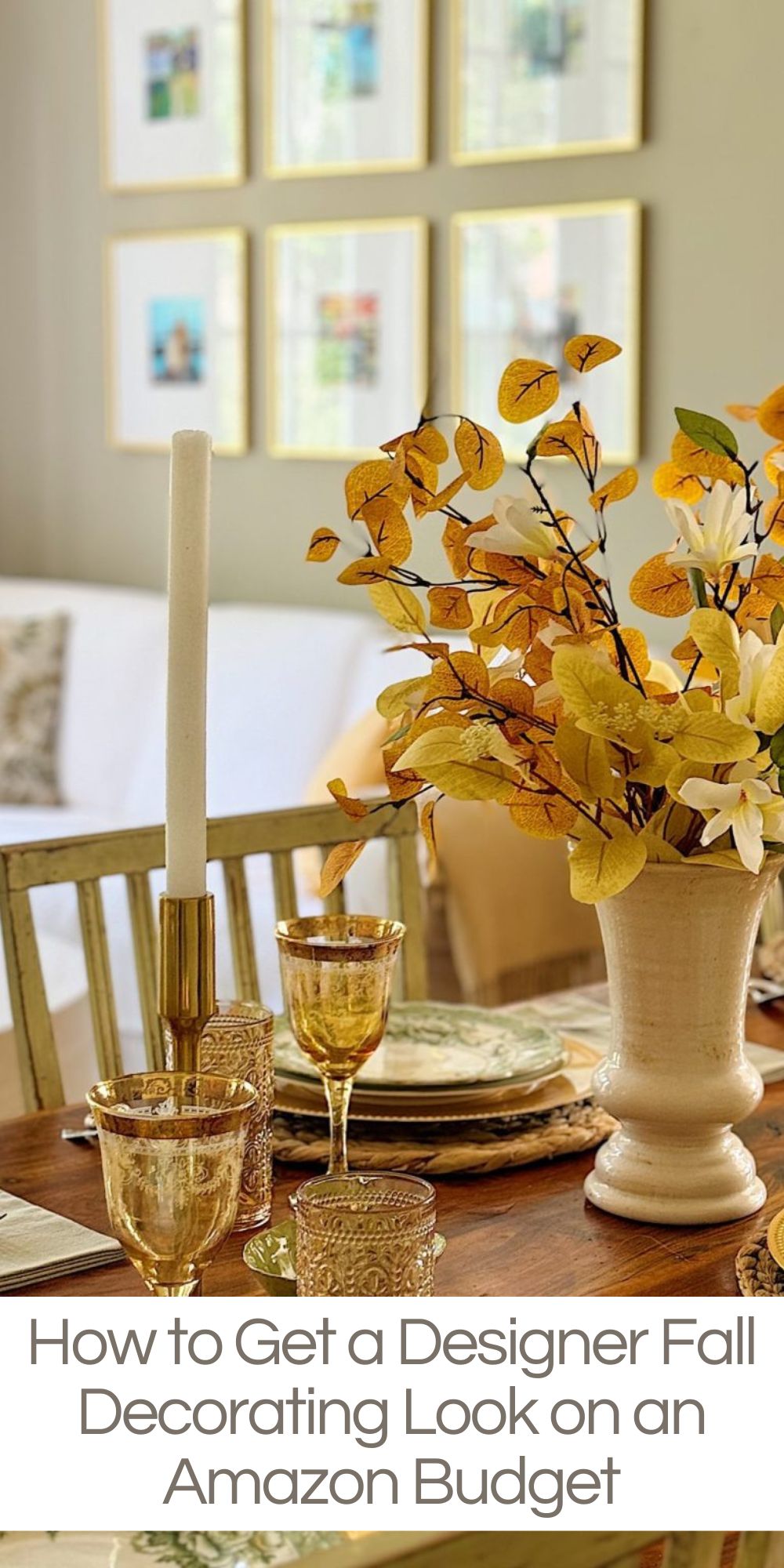 I love fall decorating. It’s the season when the cozy textures come out, the colors get richer, and the whole house feels like it’s giving you a warm hug.