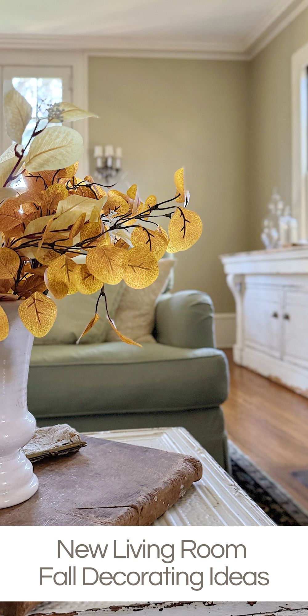 For the first time in over a decade, I had the chance to decorate my living room in a whole new way. Ok, maybe not entirely new, I didn’t buy brand-new couches, but I did get beautiful new slipcovers, and let me tell you, they have completely changed the space.