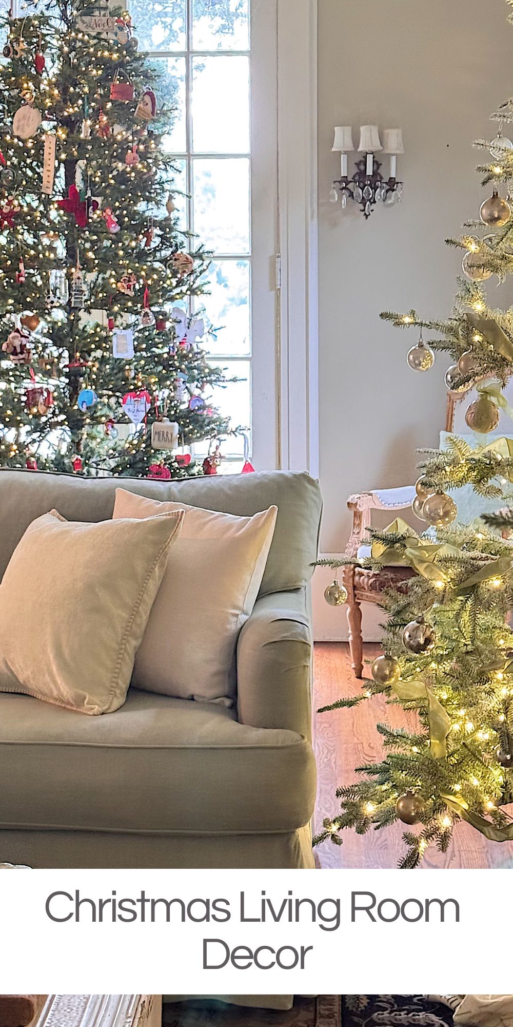 Every year, when December arrives, our living room decor becomes the heart of our home.