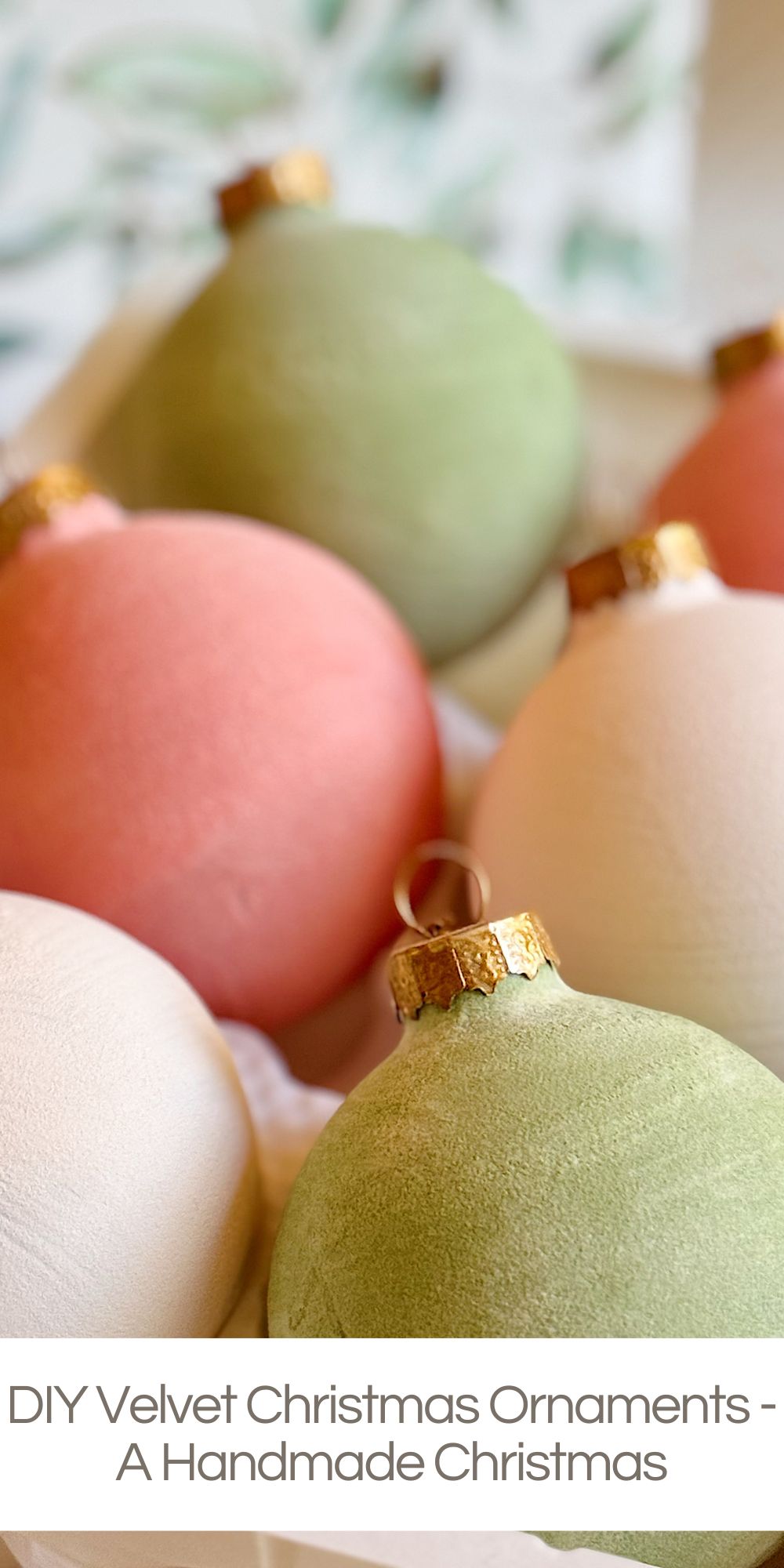 It&rsquo;s hard to believe we&rsquo;ve reached week twelve of my A Handmade Christmas series! Here are my handmade velvet ornaments.