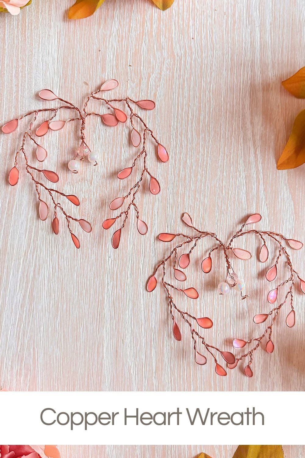 This copper heart wreath is the very first project in my brand-new creative series, A Handmade Spring. 