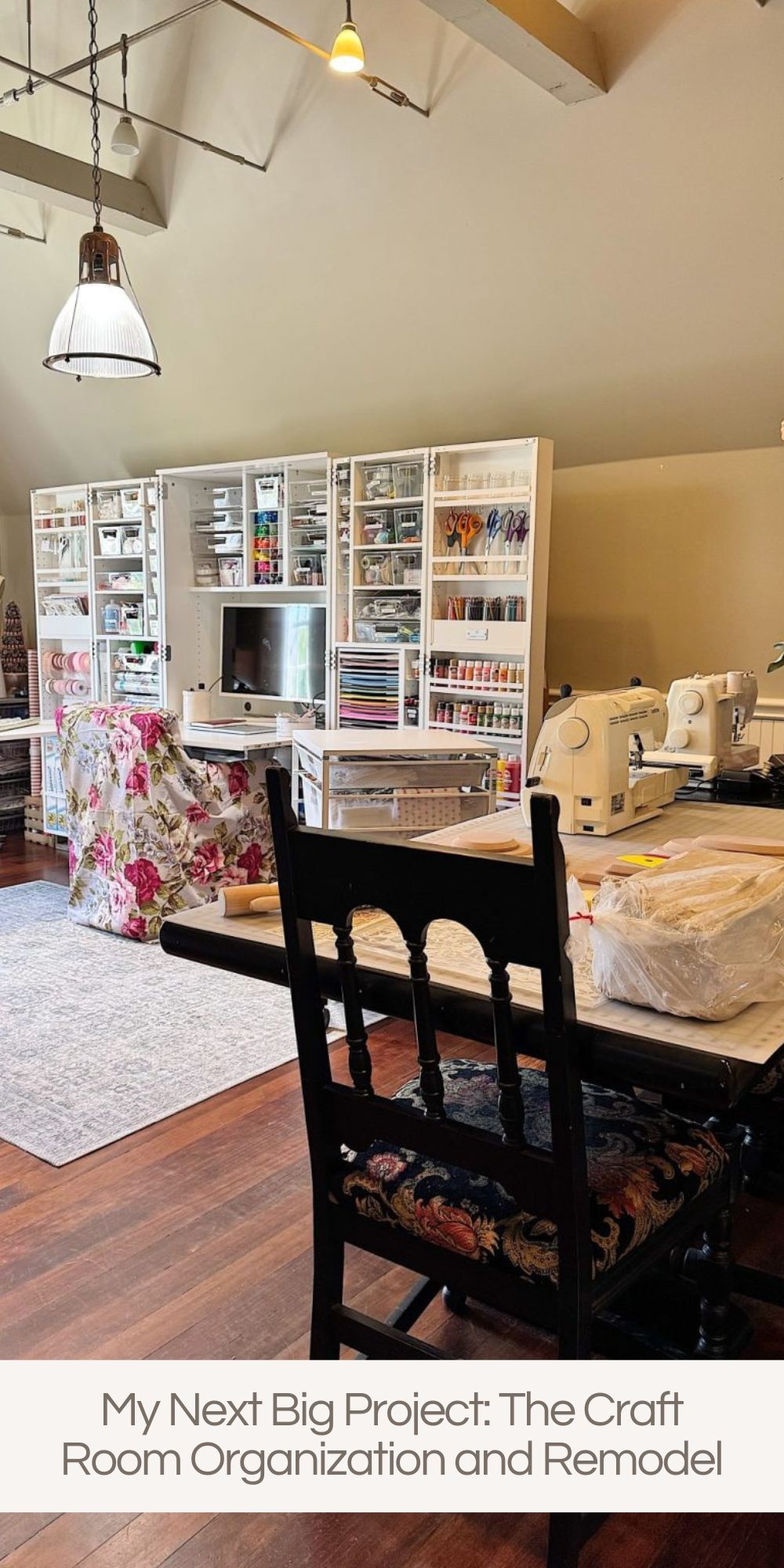 The craft room has always been one of my favorite spaces in our home, but lately it has been quietly telling me that it needs attention. It's time for a major Craft Room Organization.