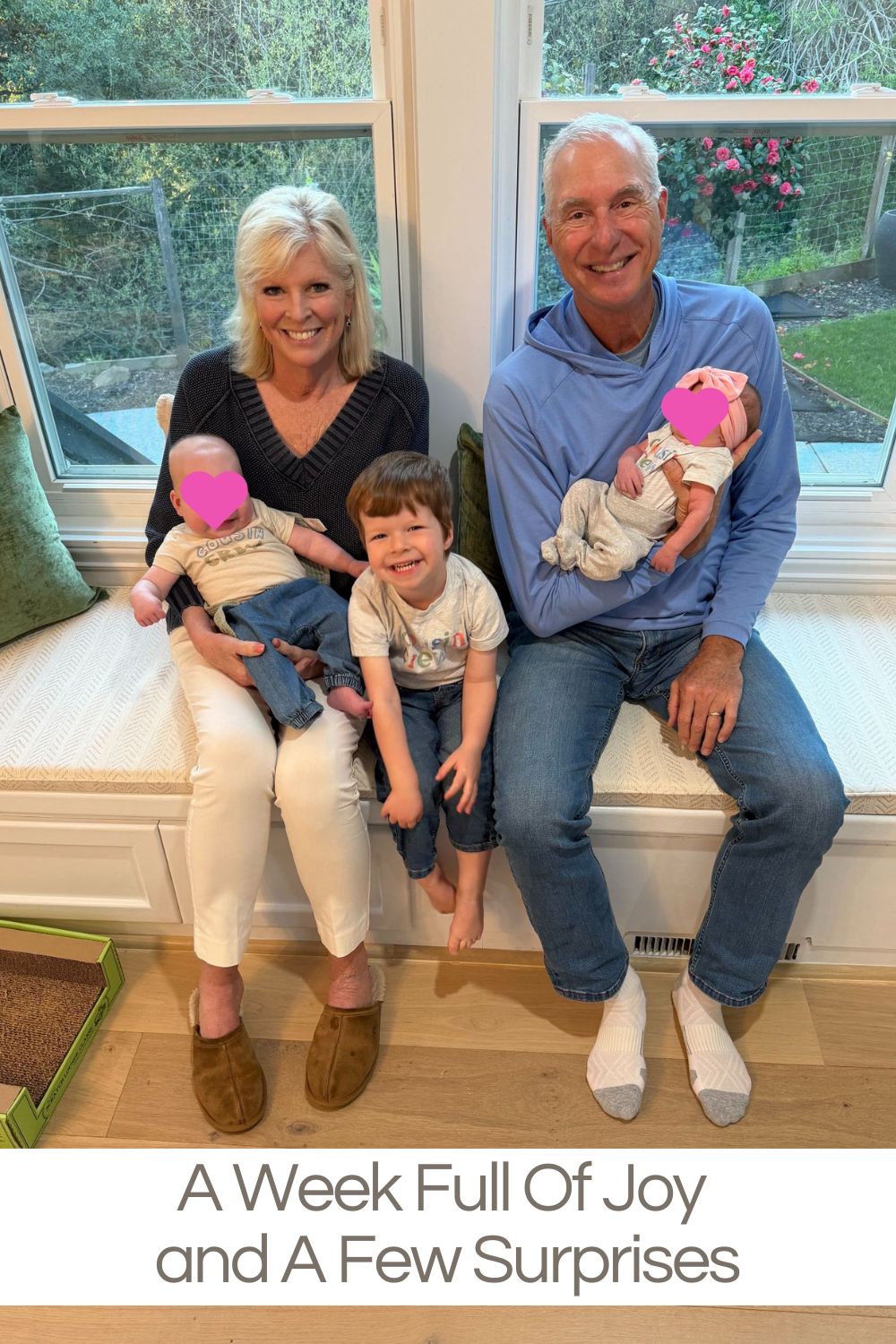 This week has been a whirlwind of travel, family time, and some very fun surprises. What a joyous Spring it has been!