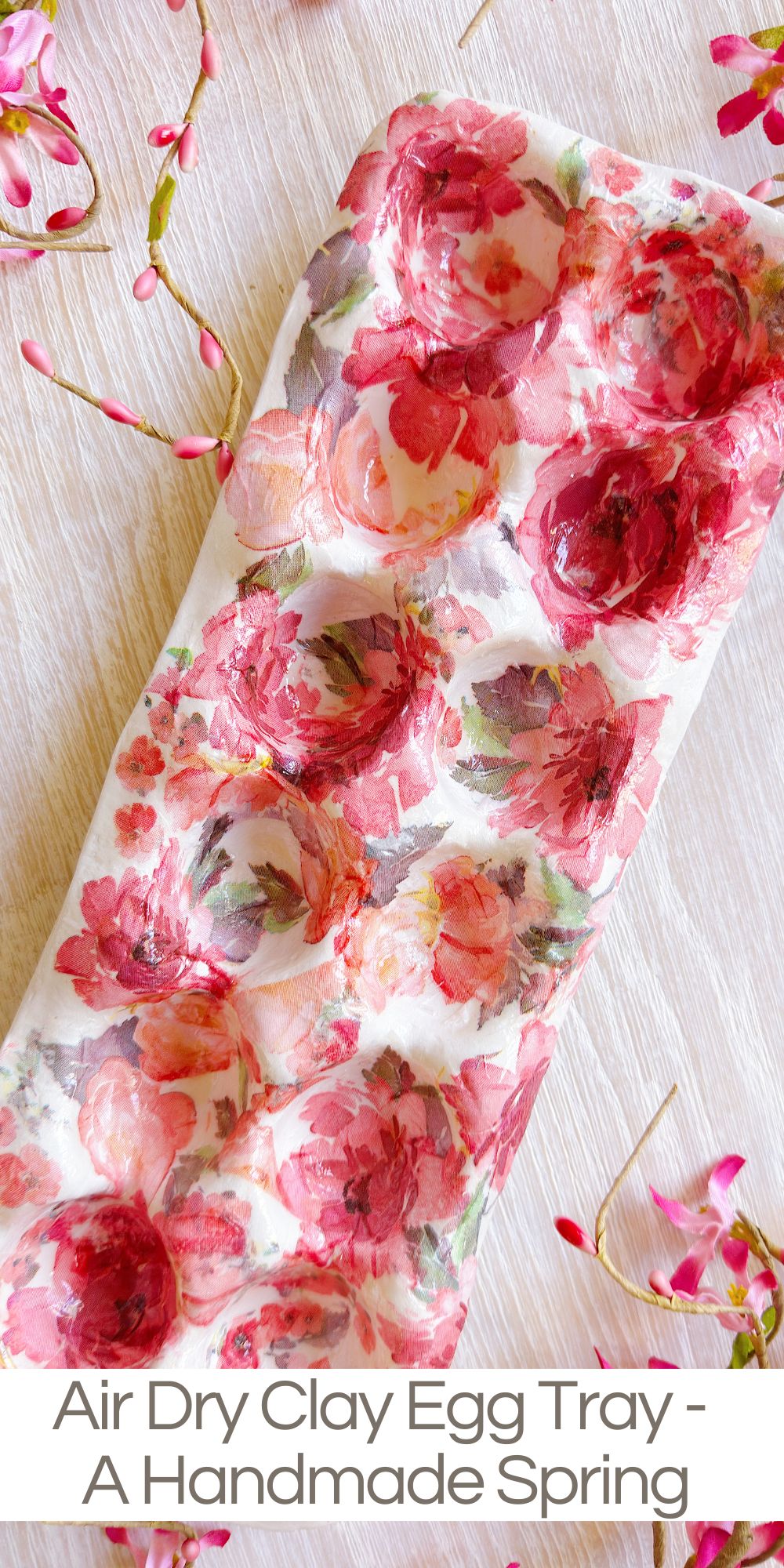 This Air Dry Clay Egg Tray is a simple DIY project that transforms everyday materials into a charming handmade piece for your kitchen, table, or Easter decor.