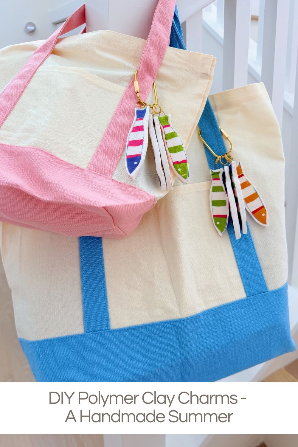 These DIY polymer clay charms are a great summer project from A Handmade Summer.