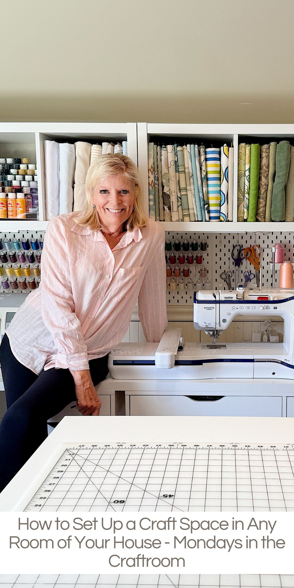 You don't need a dedicated craft room to be creative. A functional craft space can be as simple as a closet, a guest room corner, a dining room nook, or a folding table.