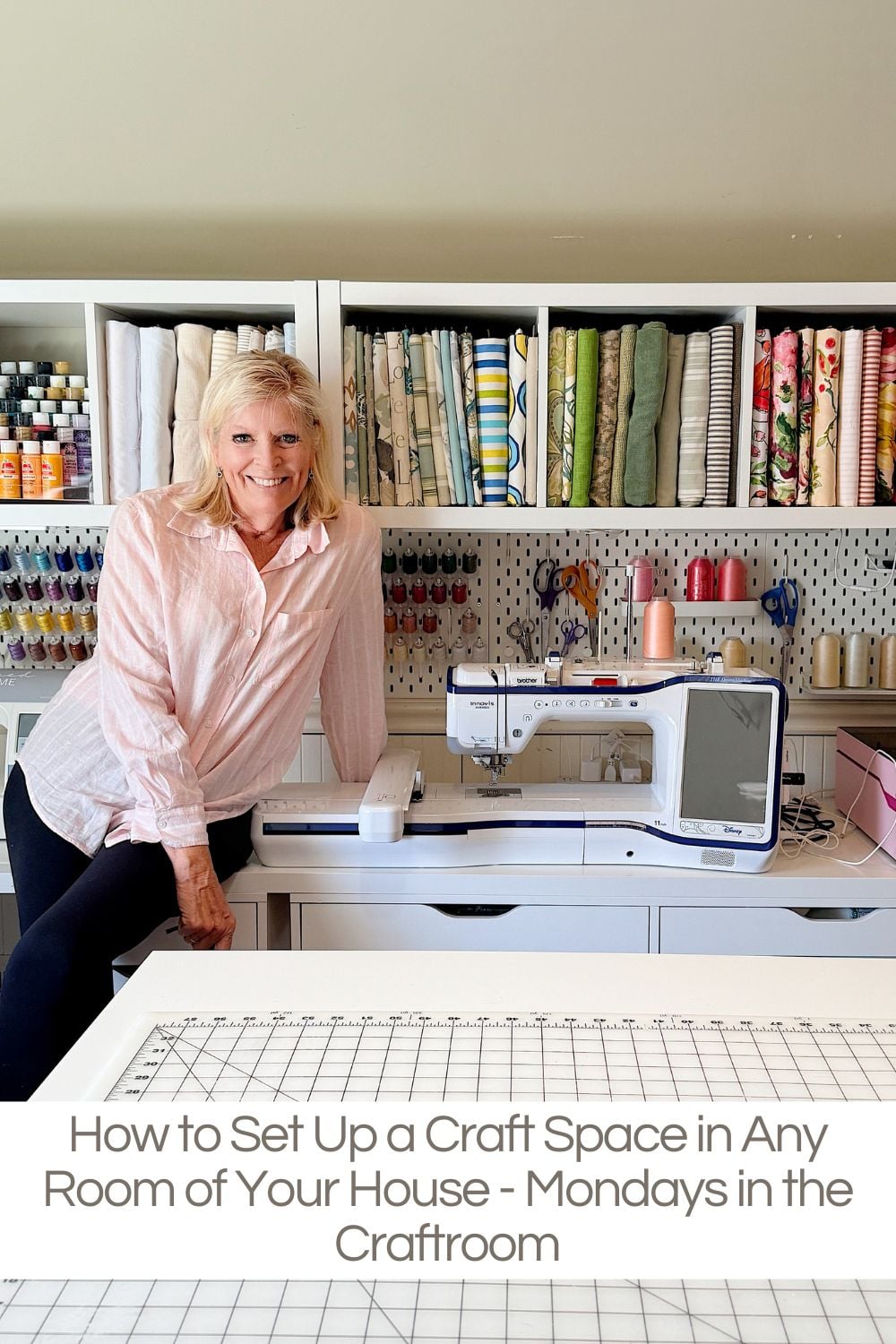You don't need a dedicated craft room to be creative. A functional craft space can be as simple as a closet, a guest room corner, a dining room nook, or a folding table.
