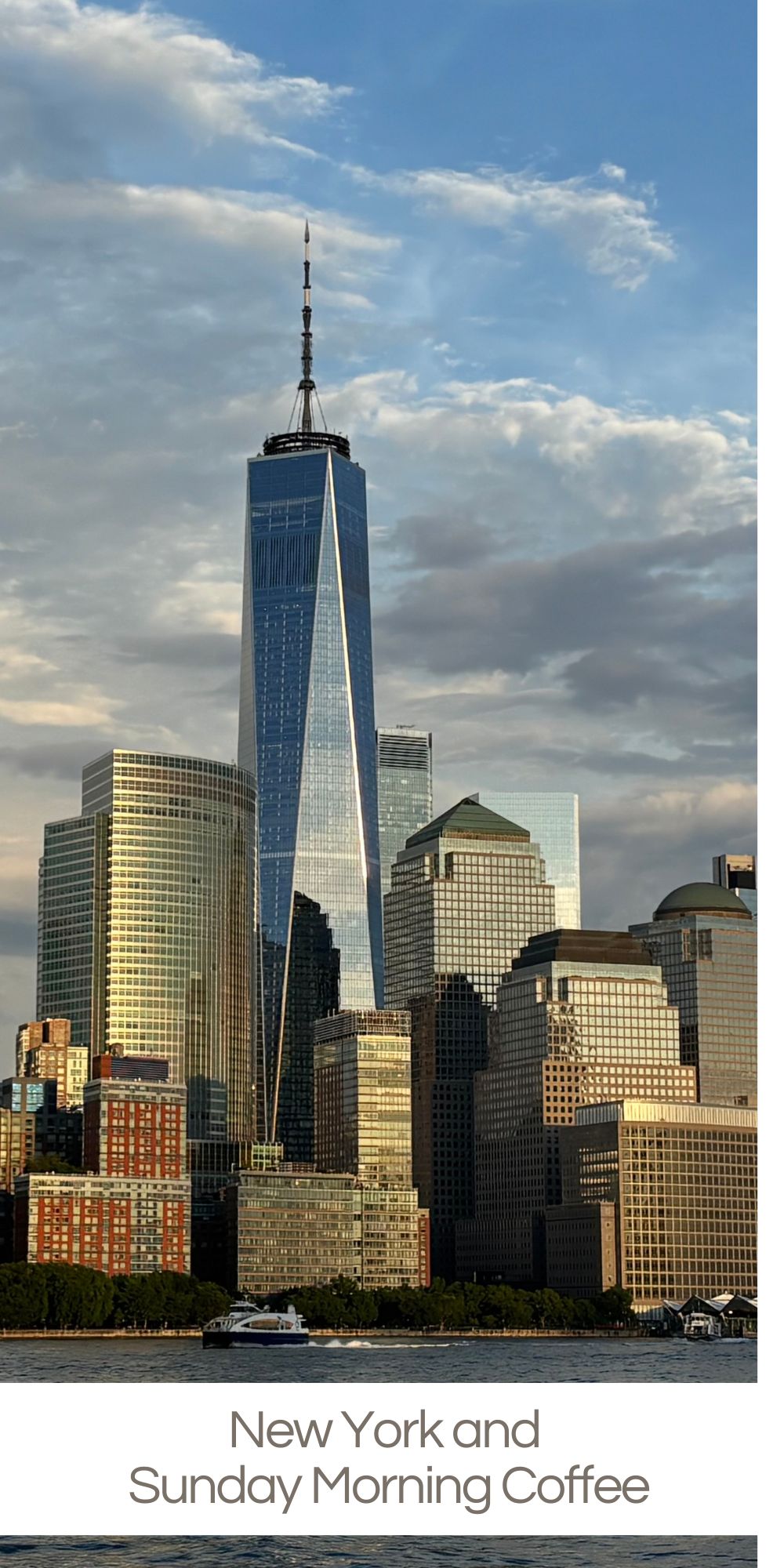 This week I'm writing from New York City, where Dave and I are celebrating a family wedding weekend in Brooklyn with siblings, nieces, nephews, and family from near and far.